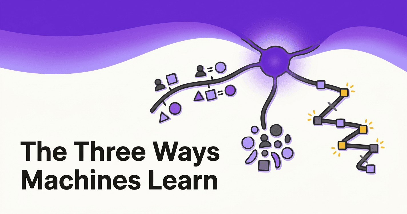 The Three Ways Machines Learn